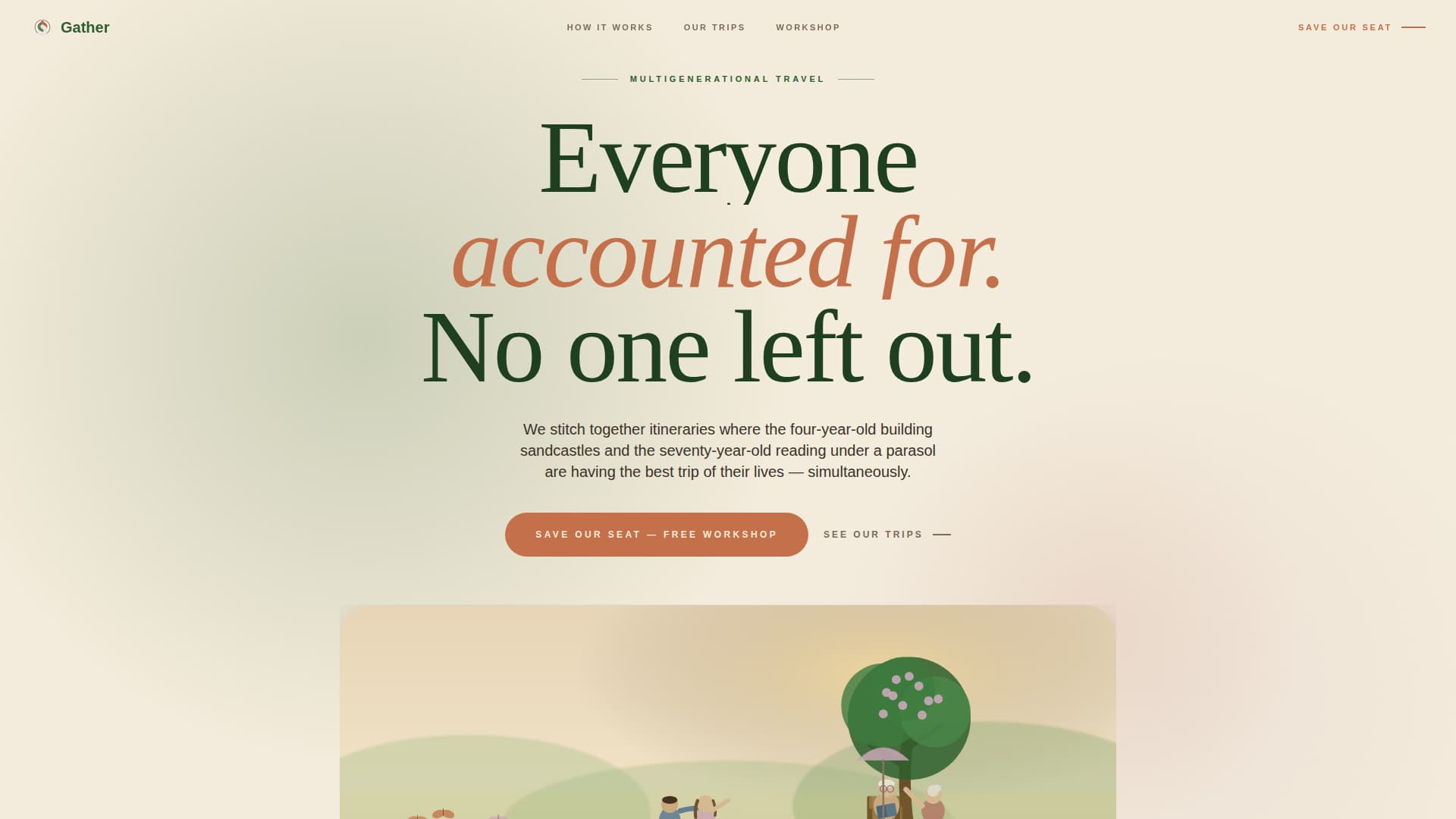 Family Travel & Experience Blog Website Template