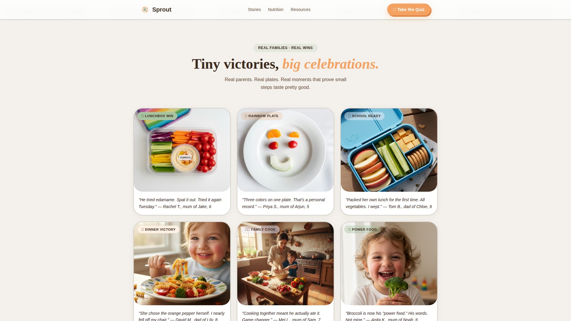 School Age (5-10) Products & Booking Website Template