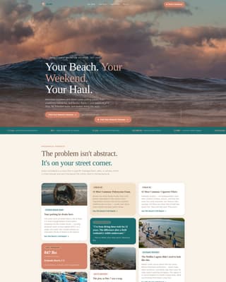 Complete Environmental & Conservation NGO Professional Website Template