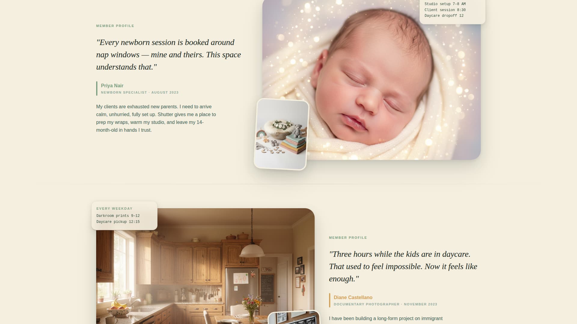 Shutter - Vibrant Photographers Landing Page Template
