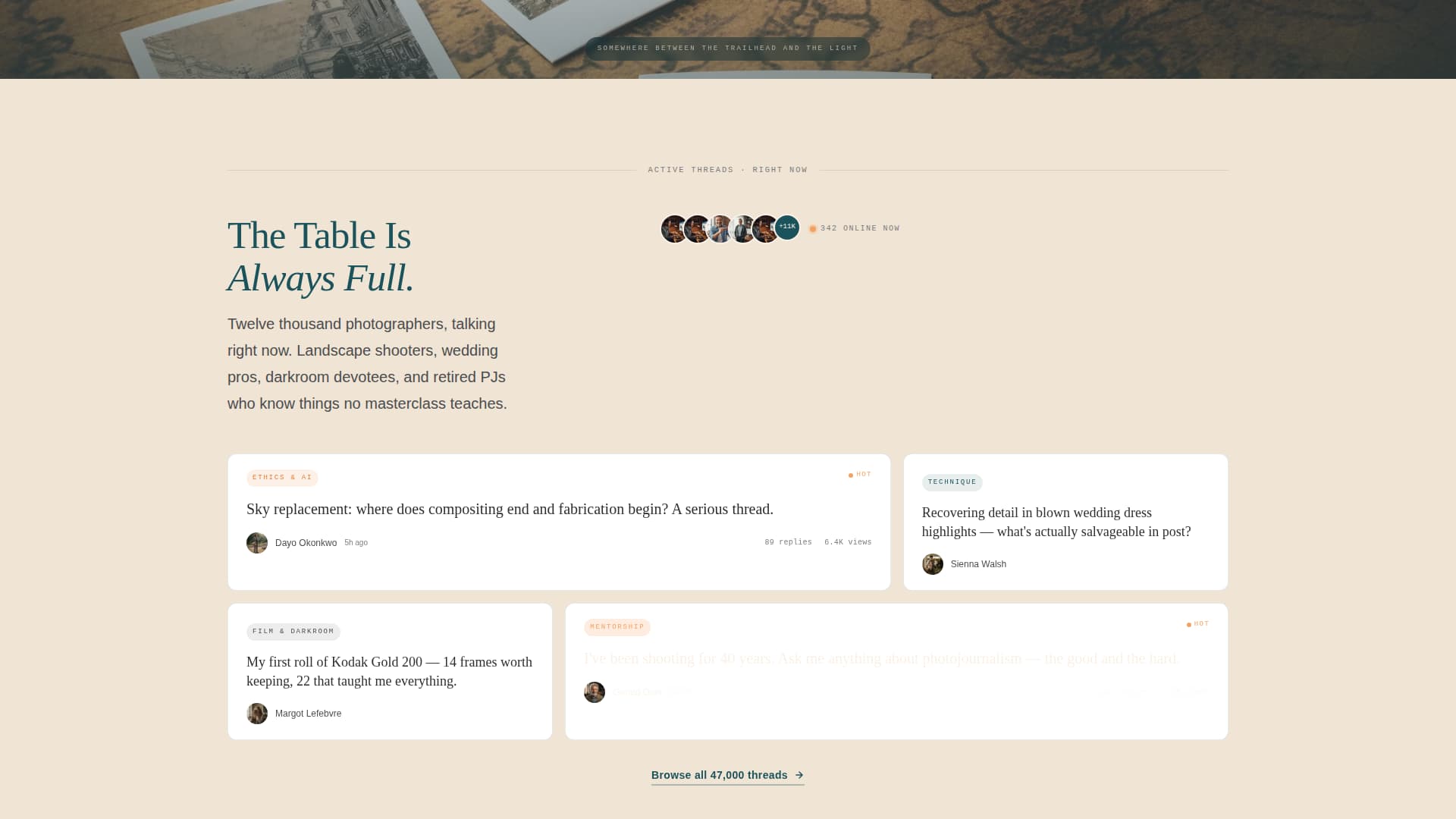 Darkroom - Vibrant Photographers Landing Page Template