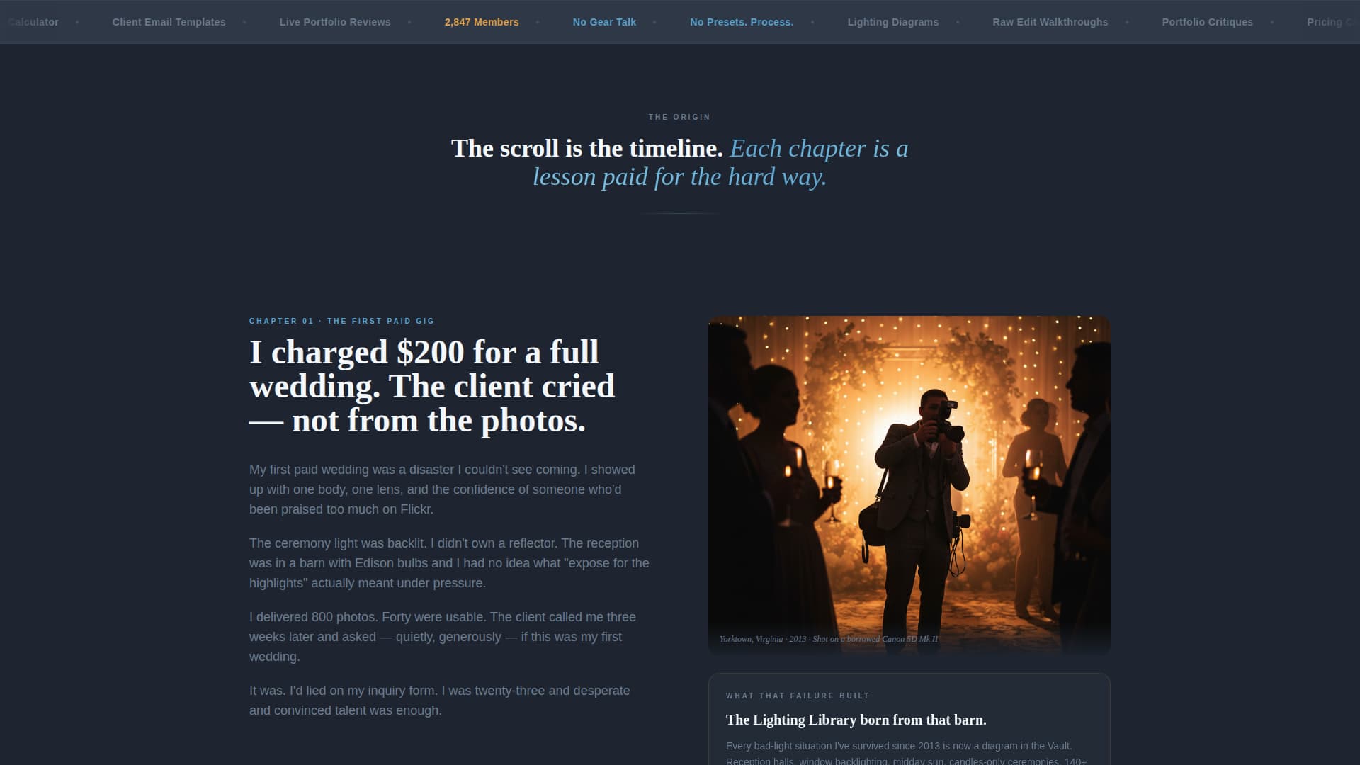 Shutter - Exclusive Photographers Landing Page Template