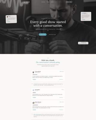 Aircheck - Vibrant Podcasters Landing Page Template