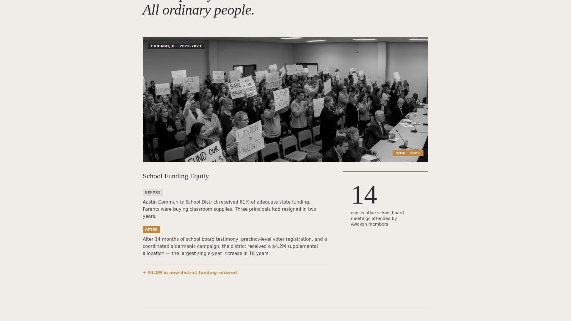 Racial Justice Nonprofit Reviews & Social Proof Website Template