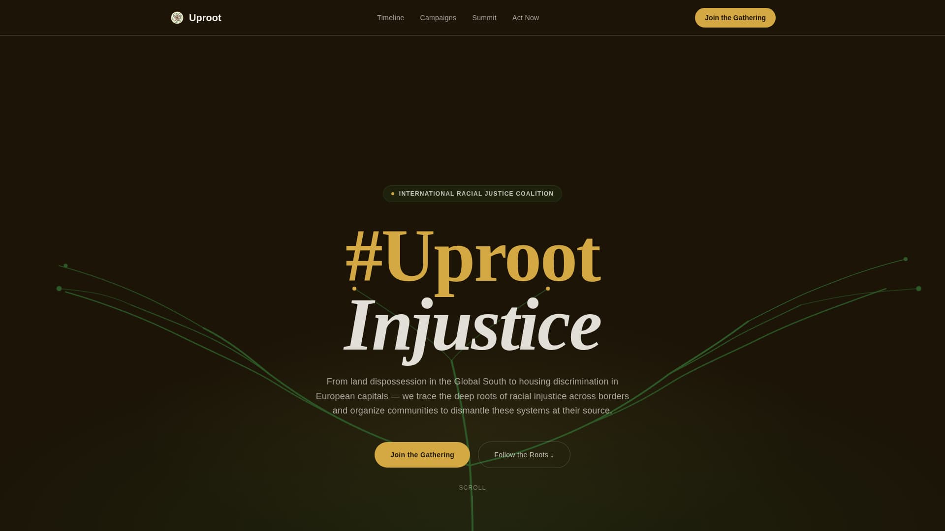 Racial Justice Nonprofit Privacy Policy & Terms Website Template
