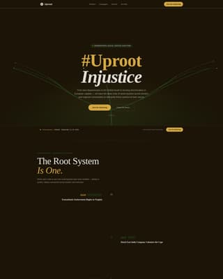 Racial Justice Nonprofit Privacy Policy & Terms Website Template