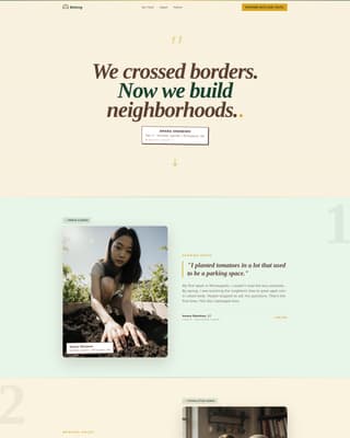 Immigrant & Refugee Support Portfolio & Case Study Website Template