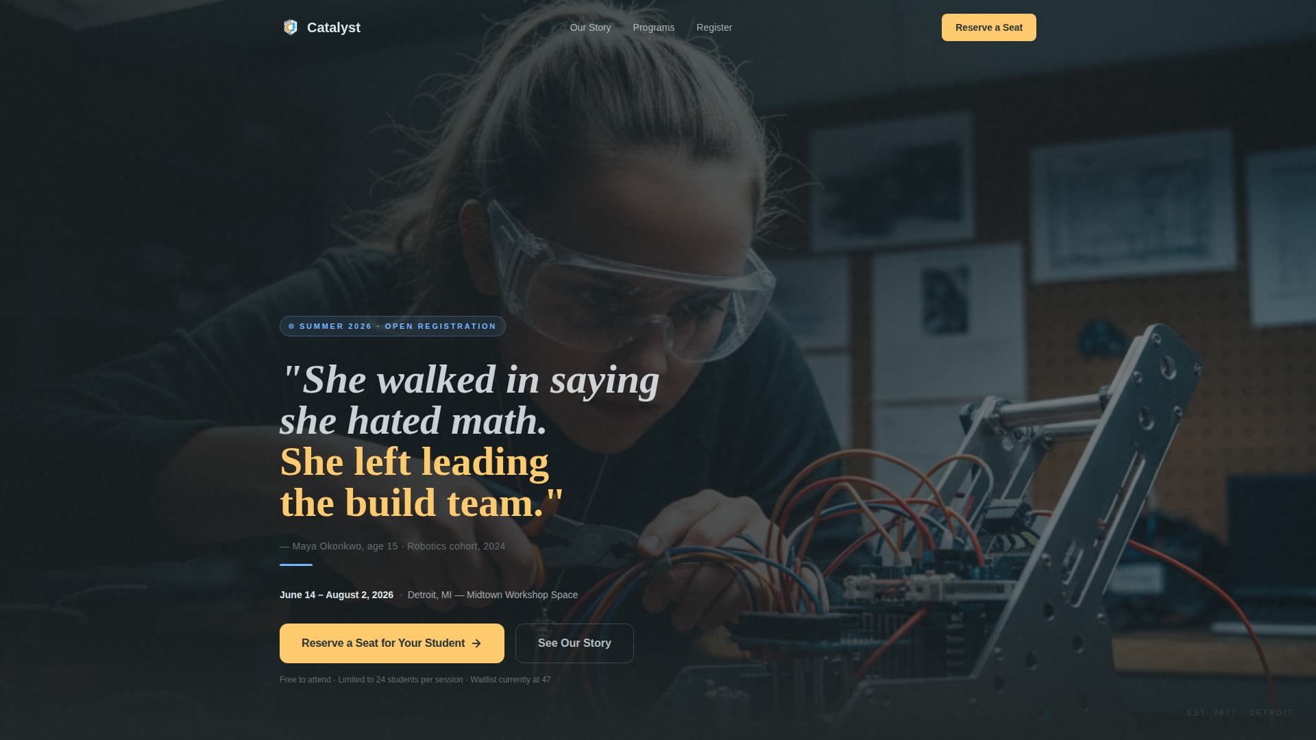 Education & Literacy Nonprofit Reviews Website Template