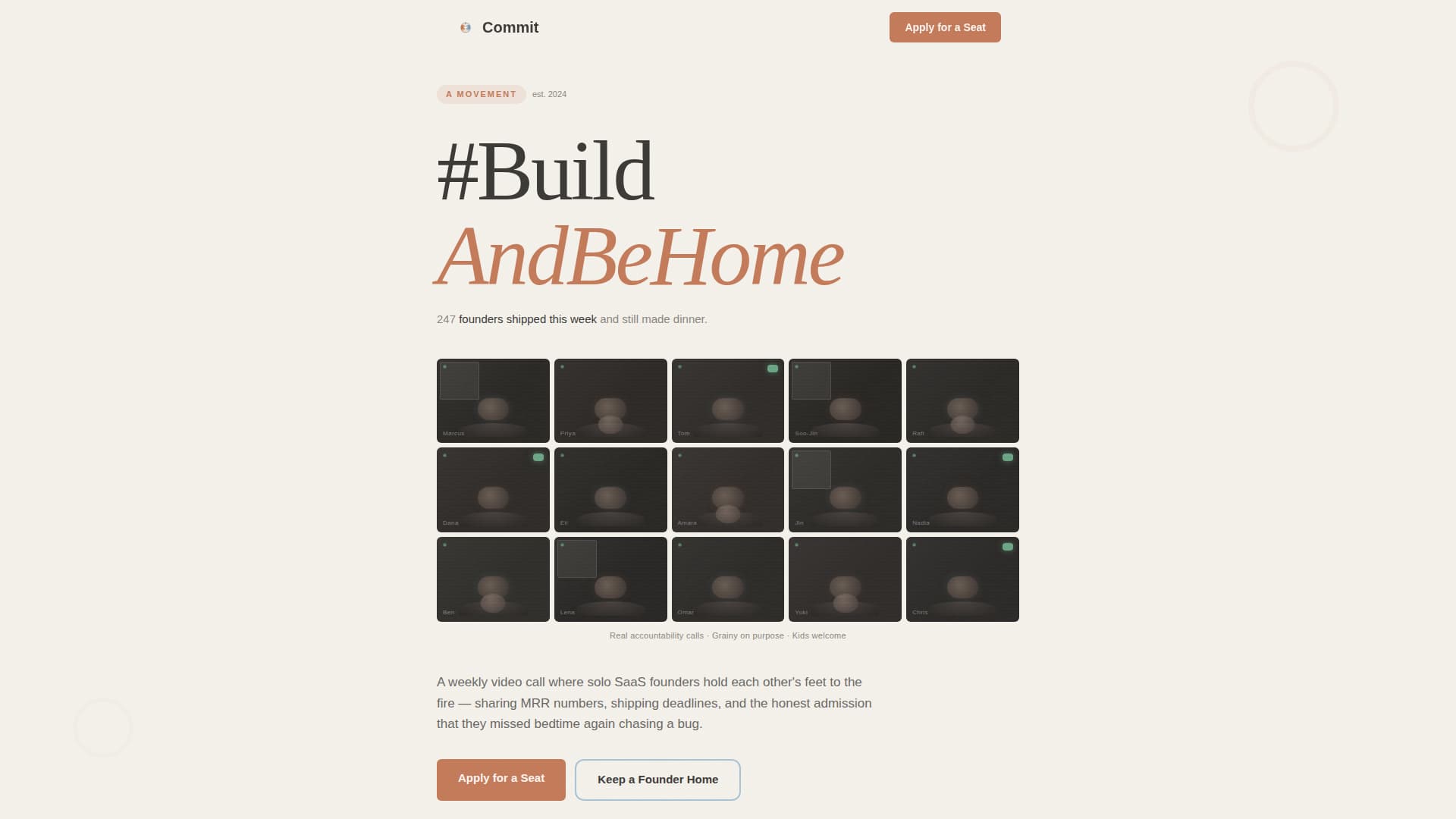 SaaS Builders Community Blog Website Template