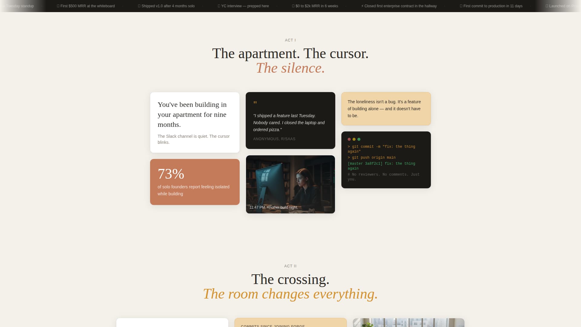 SaaS Builders Community Professional Website Template