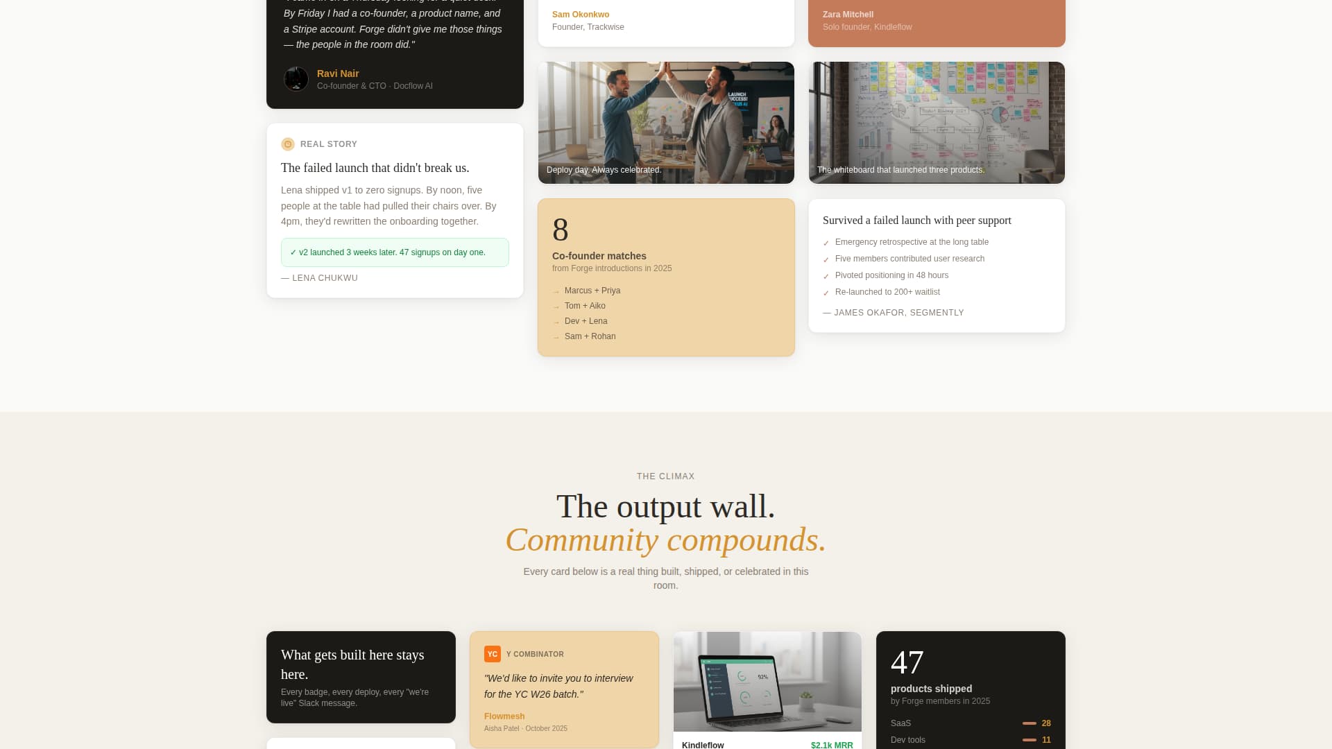 SaaS Builders Community Professional Website Template