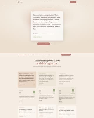 SaaS Builders Community Specialist Reviews Website Template
