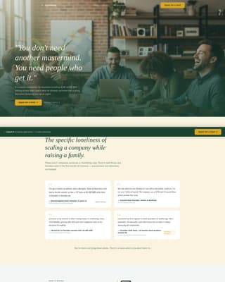 SaaS Builders Community Specialist Blog Website Template