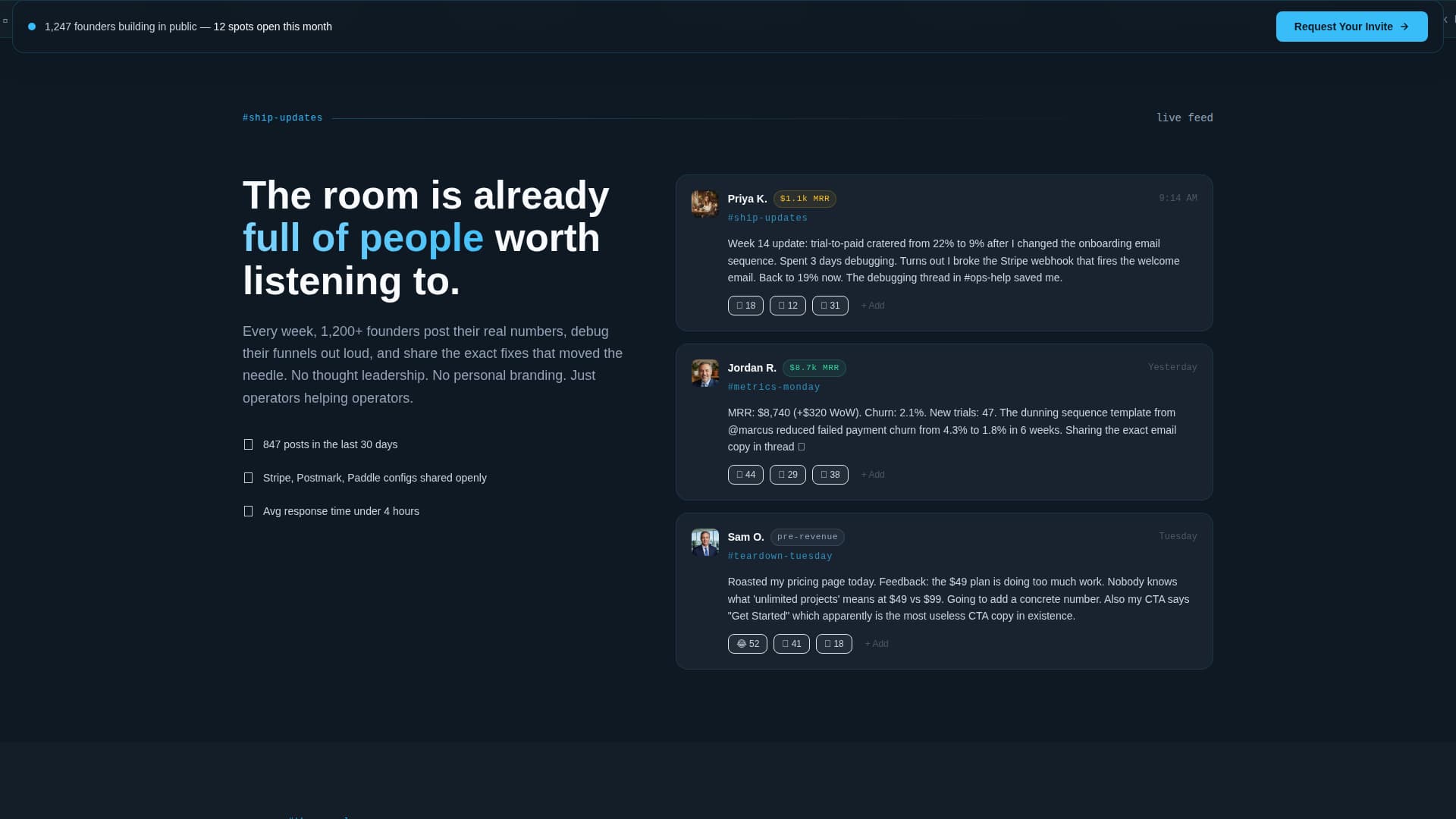SaaS Builders Community Pricing Website Template