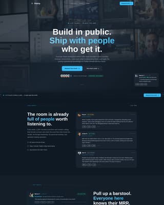 SaaS Builders Community Pricing Website Template