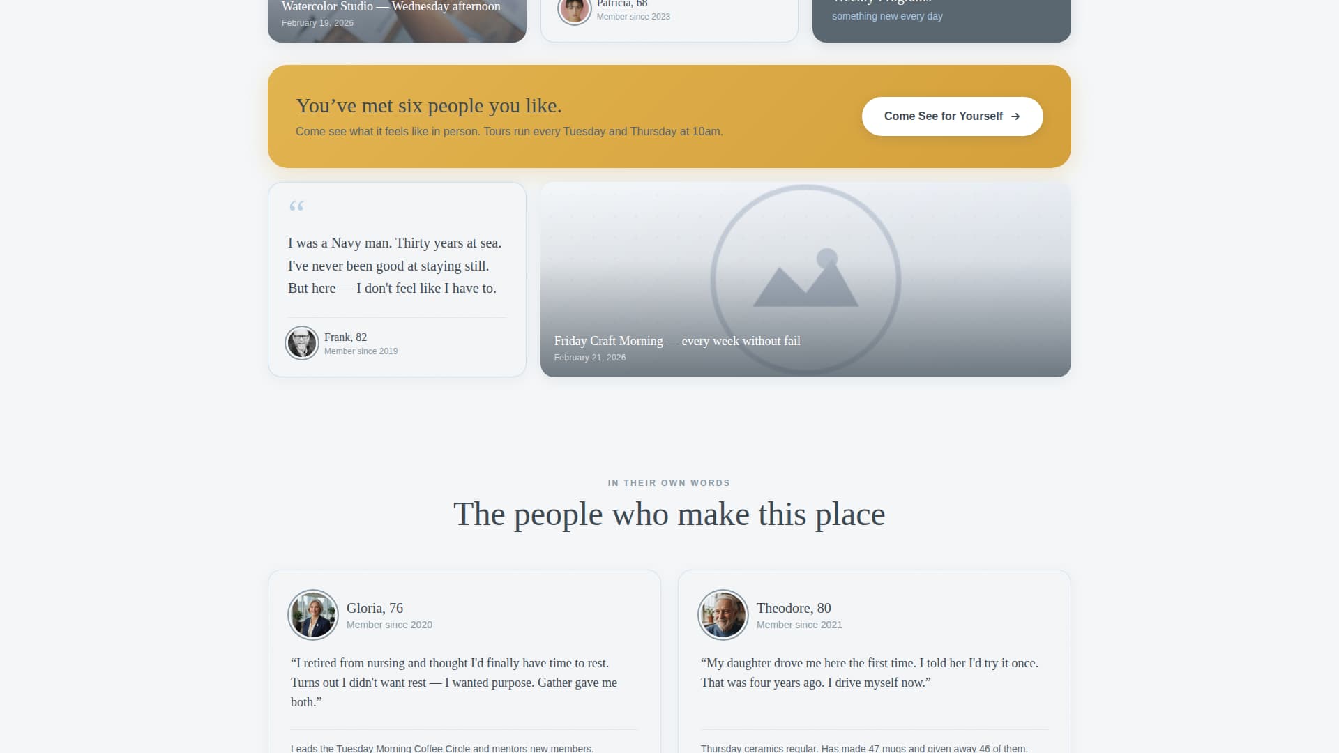 Senior & Elder Appointment Booking Website Template