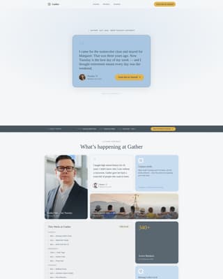Senior & Elder Appointment Booking Website Template