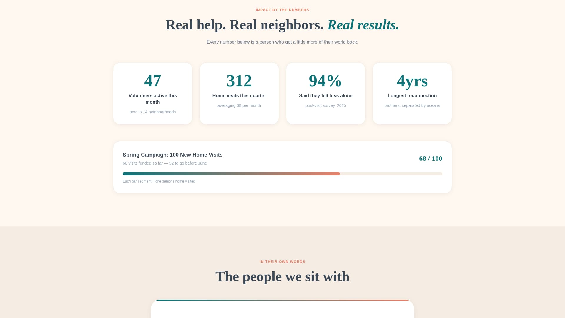 Senior & Elder Privacy Policy & Terms Website Template