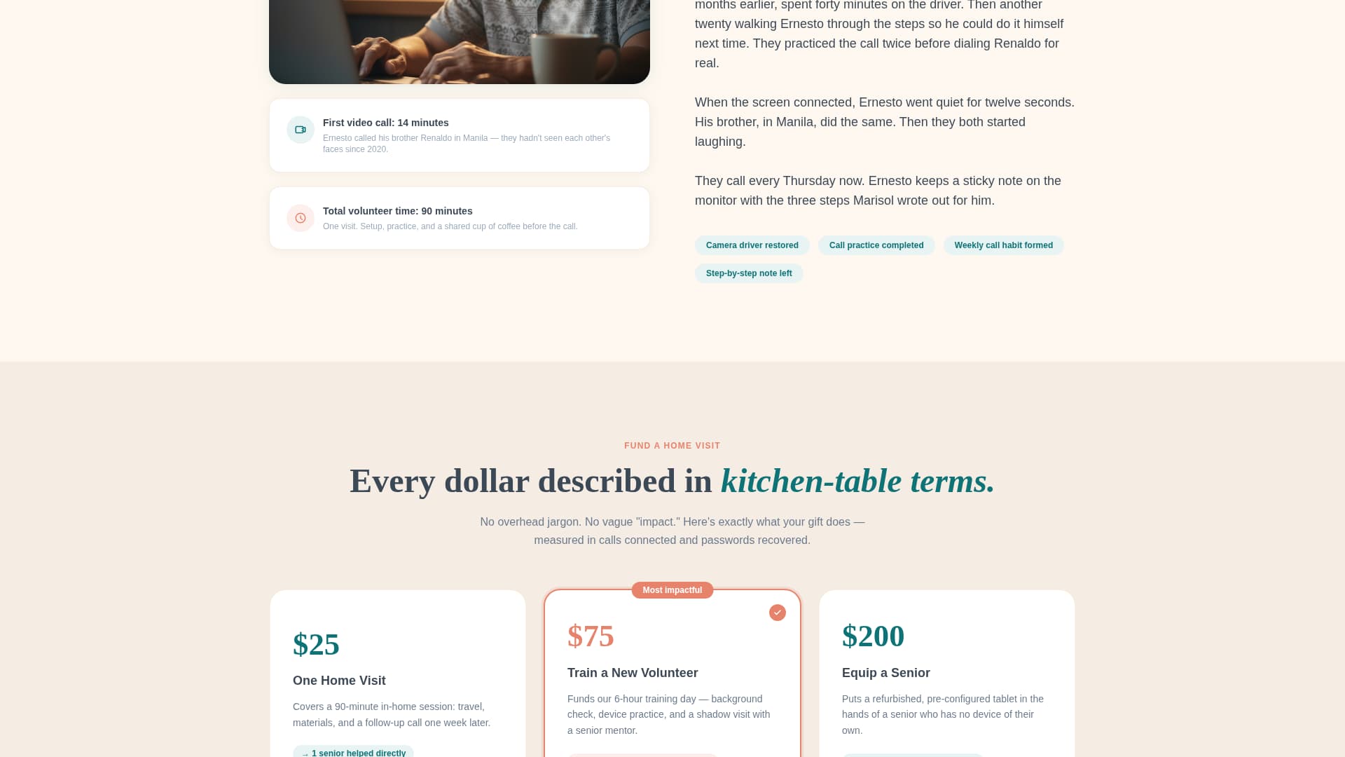 Senior & Elder Privacy Policy & Terms Website Template