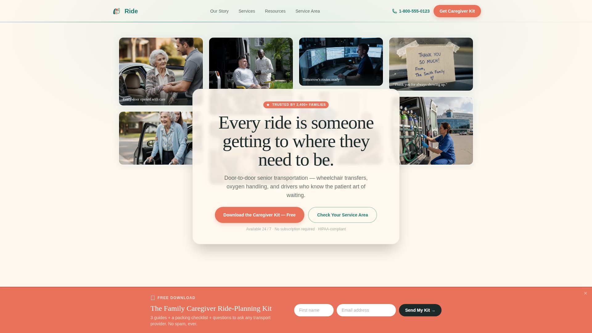 Complete Senior & Elder Professional Website Template