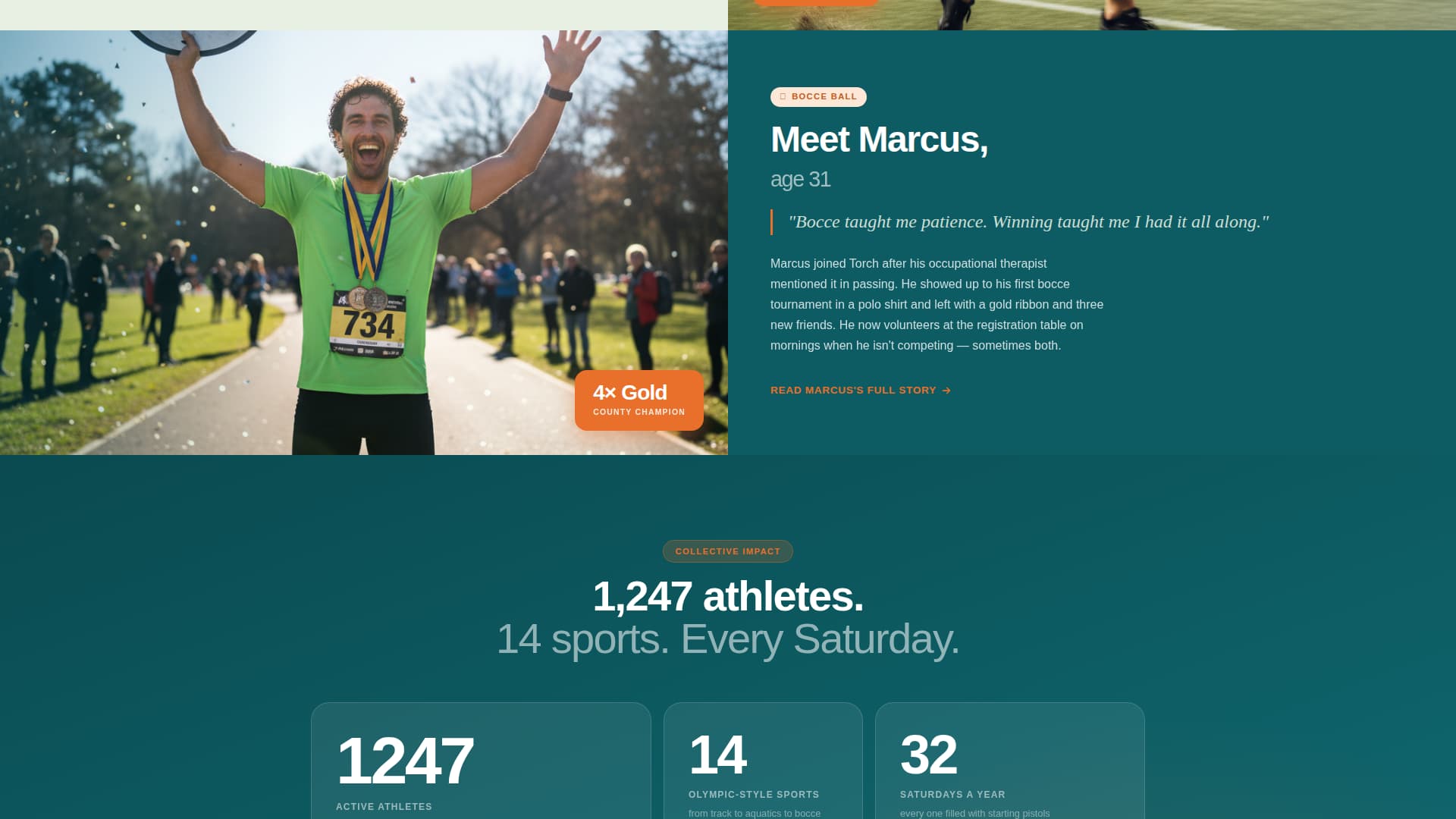 Torch - Inspiring Inclusion Landing Page Template