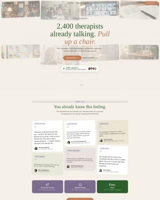 Holding - Thriving Counselors Landing Page Template
