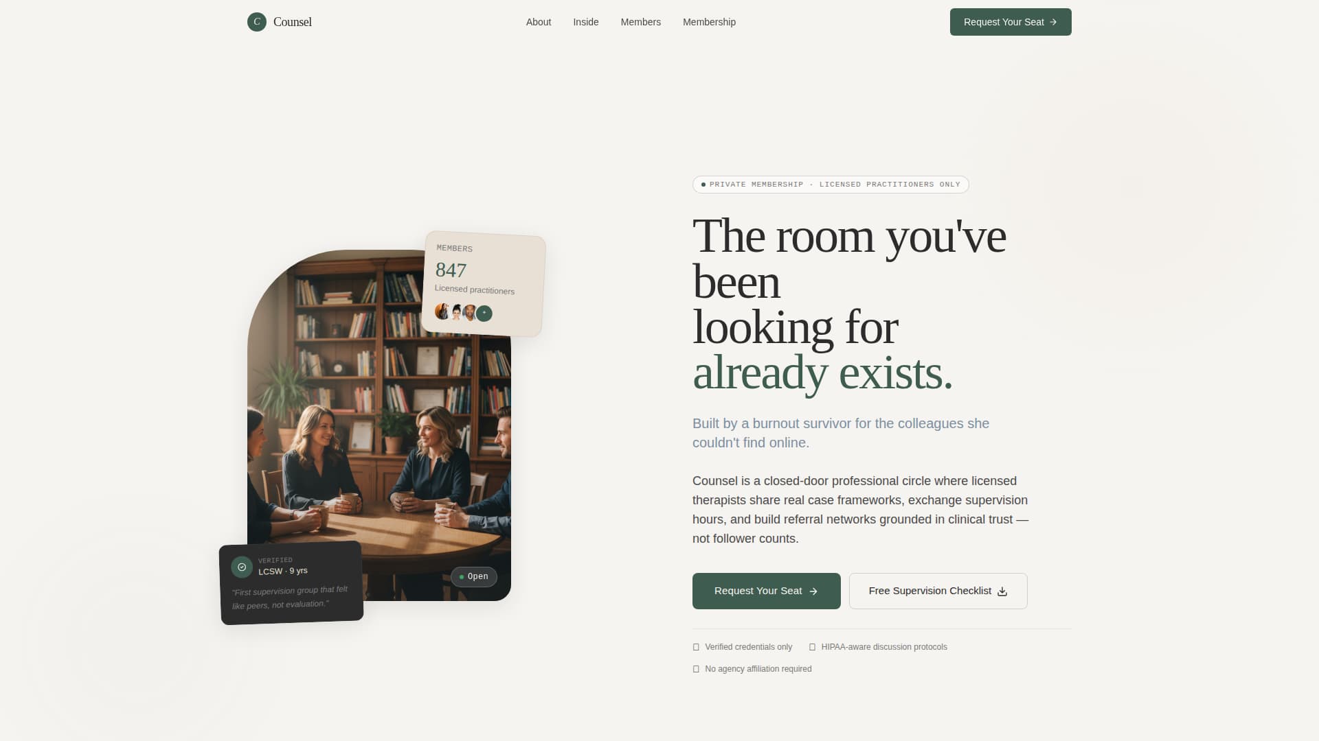 Mindful — Trusted Mental Health Counseling Landing Page Template