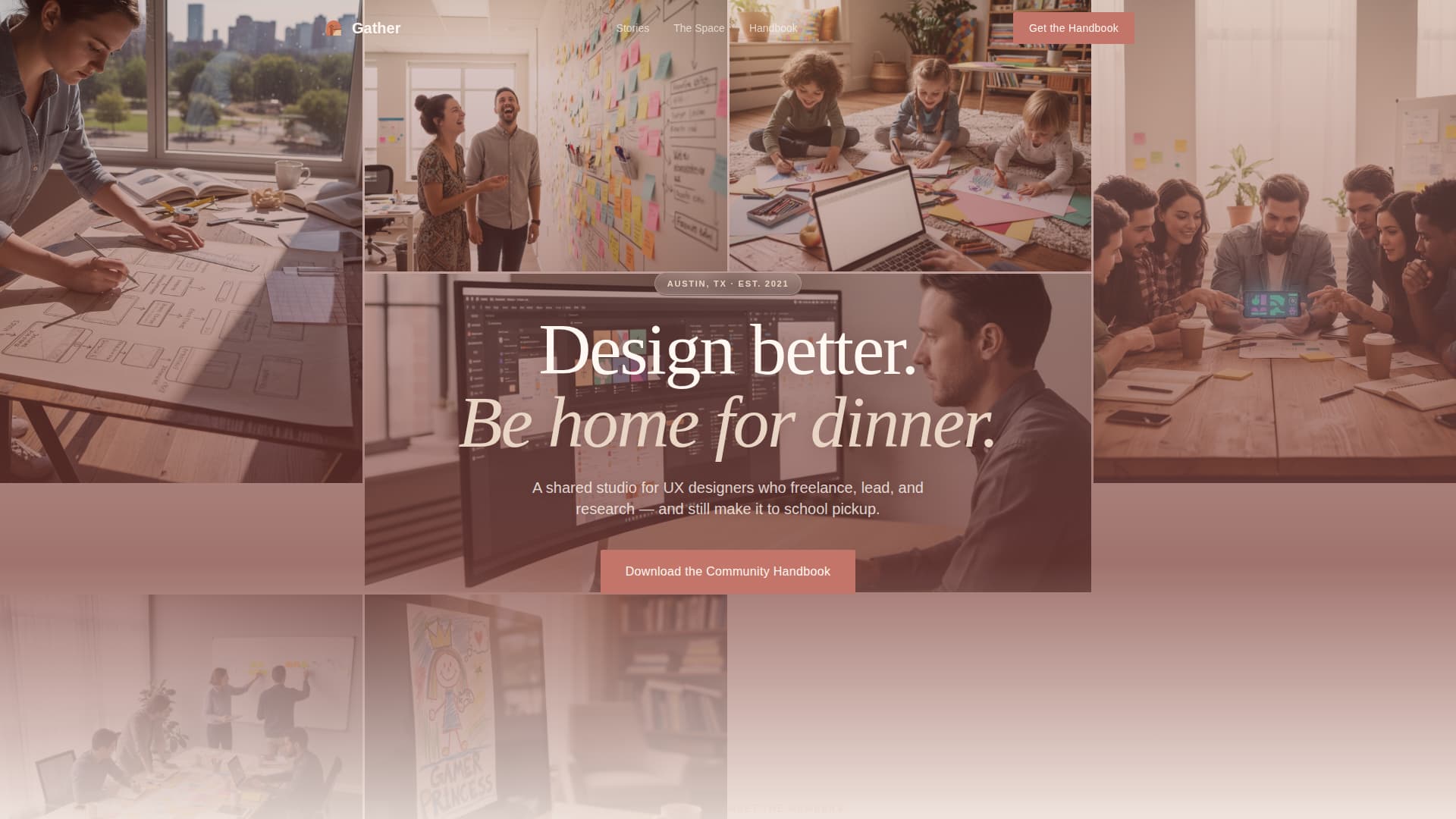 UX Designers Community Specialist Blog Website Template