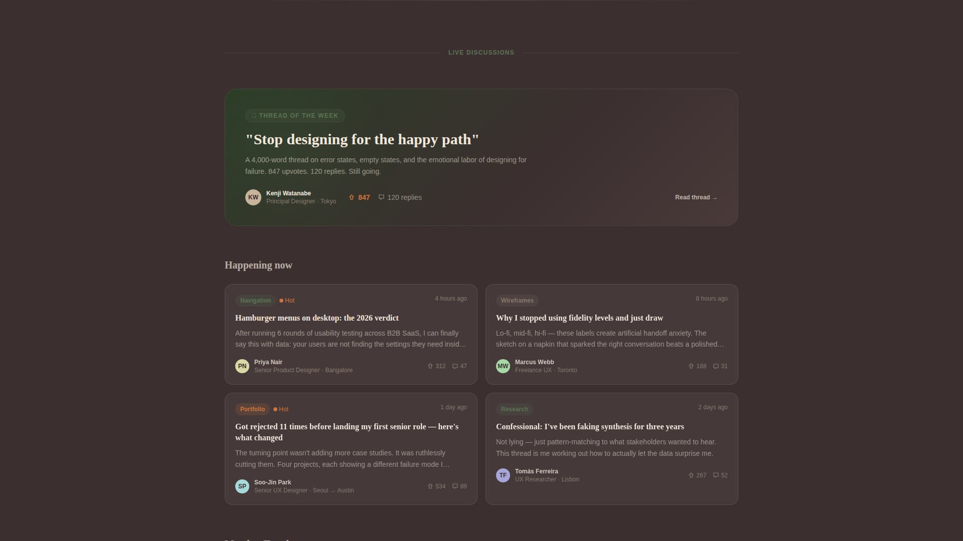 UX Designers Community Professional Website Template