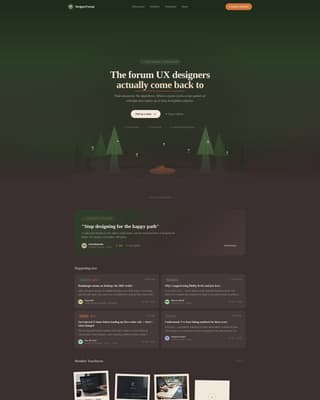 UX Designers Community Professional Website Template