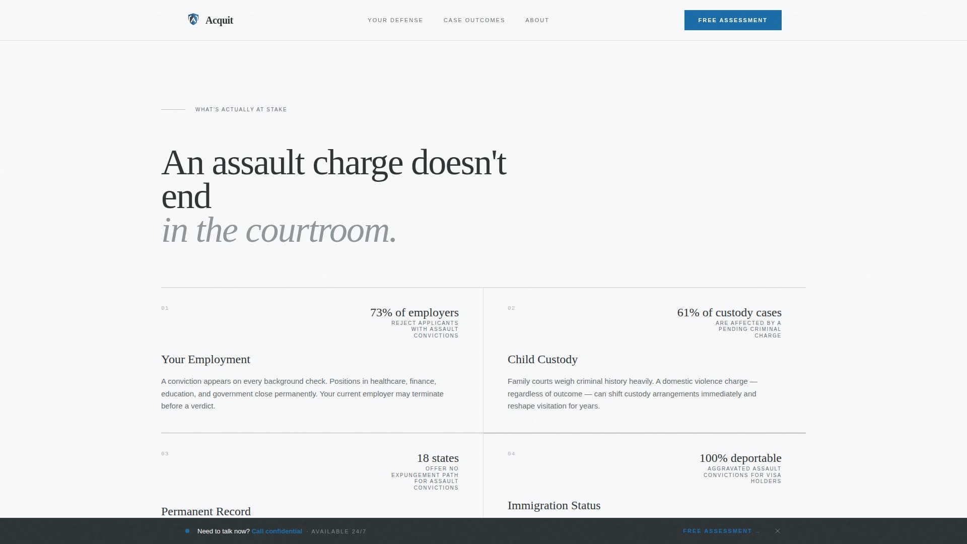 Criminal Defense Blog Website Template