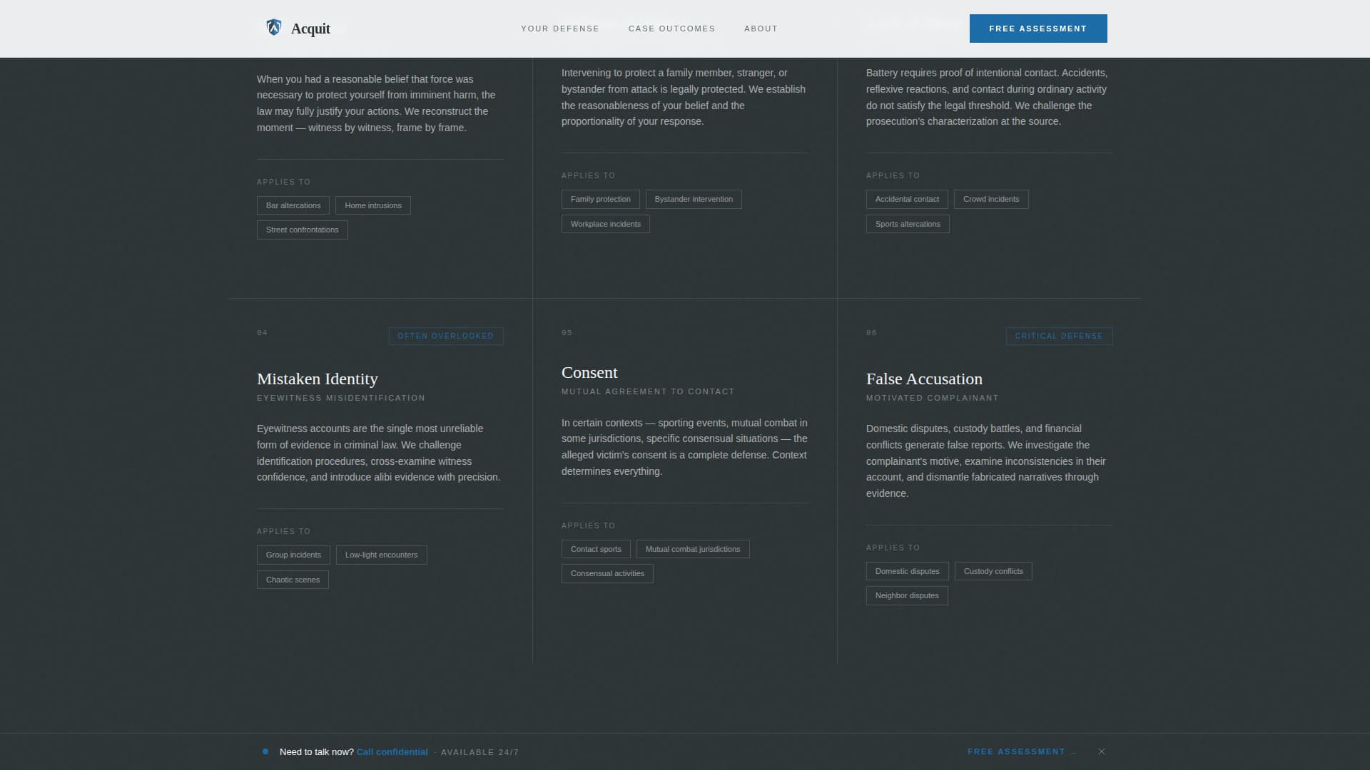 Criminal Defense Blog Website Template