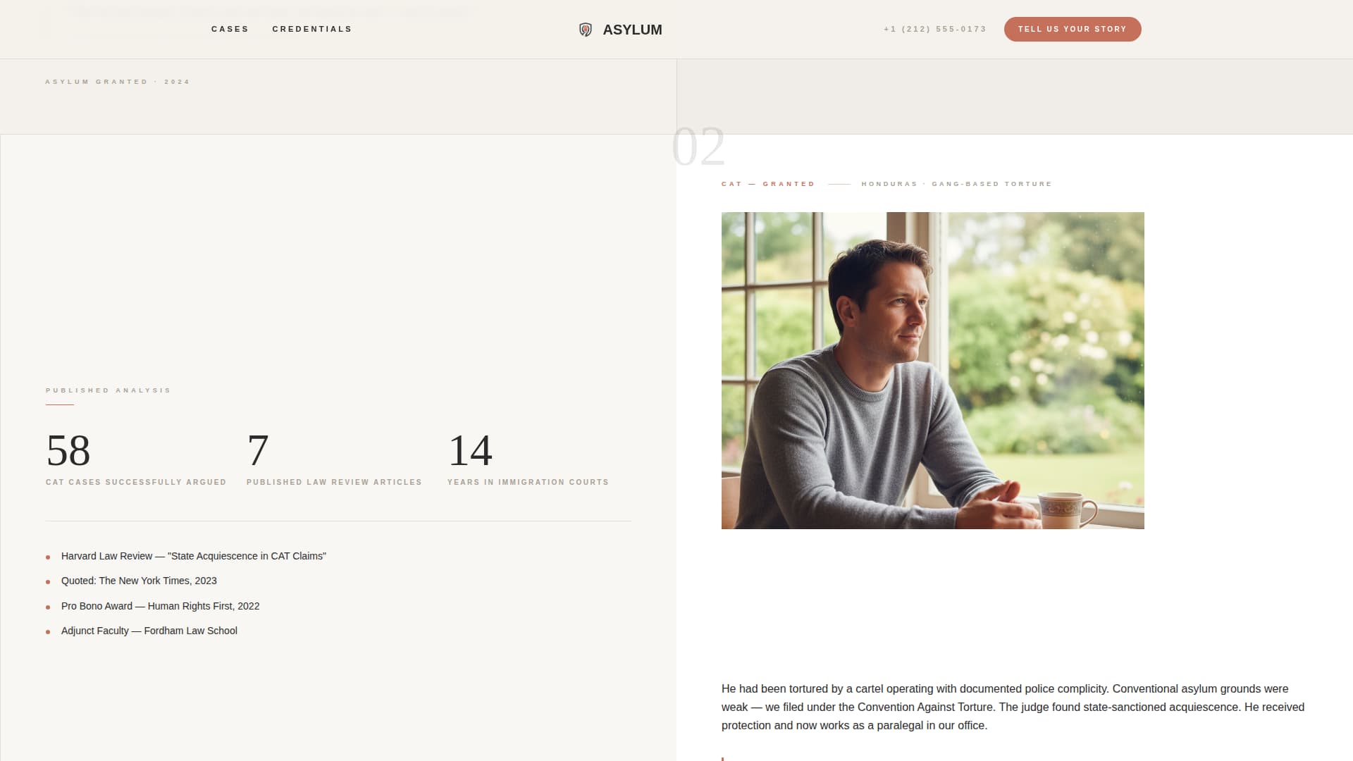 Immigration Law Blog Website Template