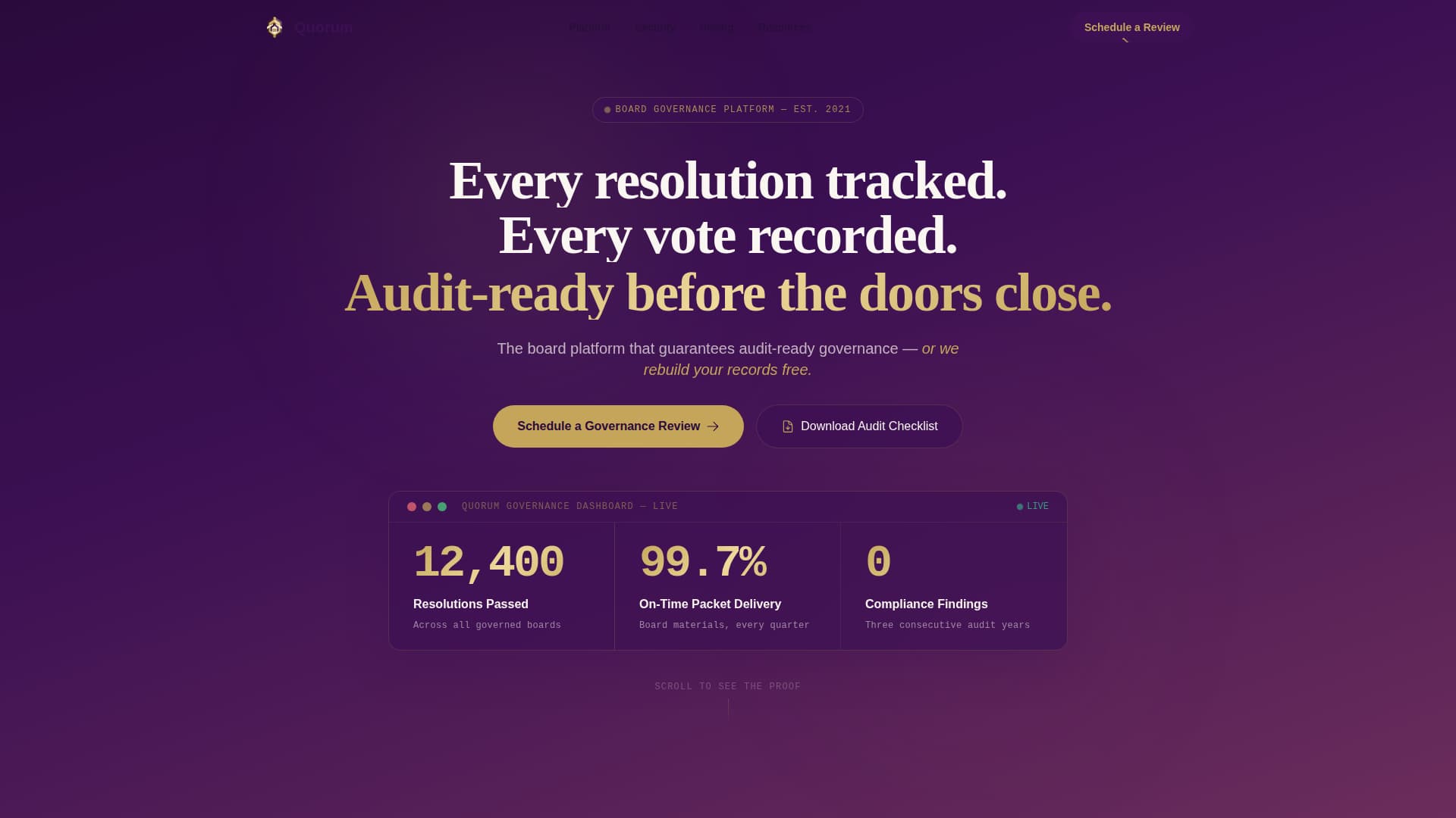 LegalTech & Compliance Software Booking Website Template