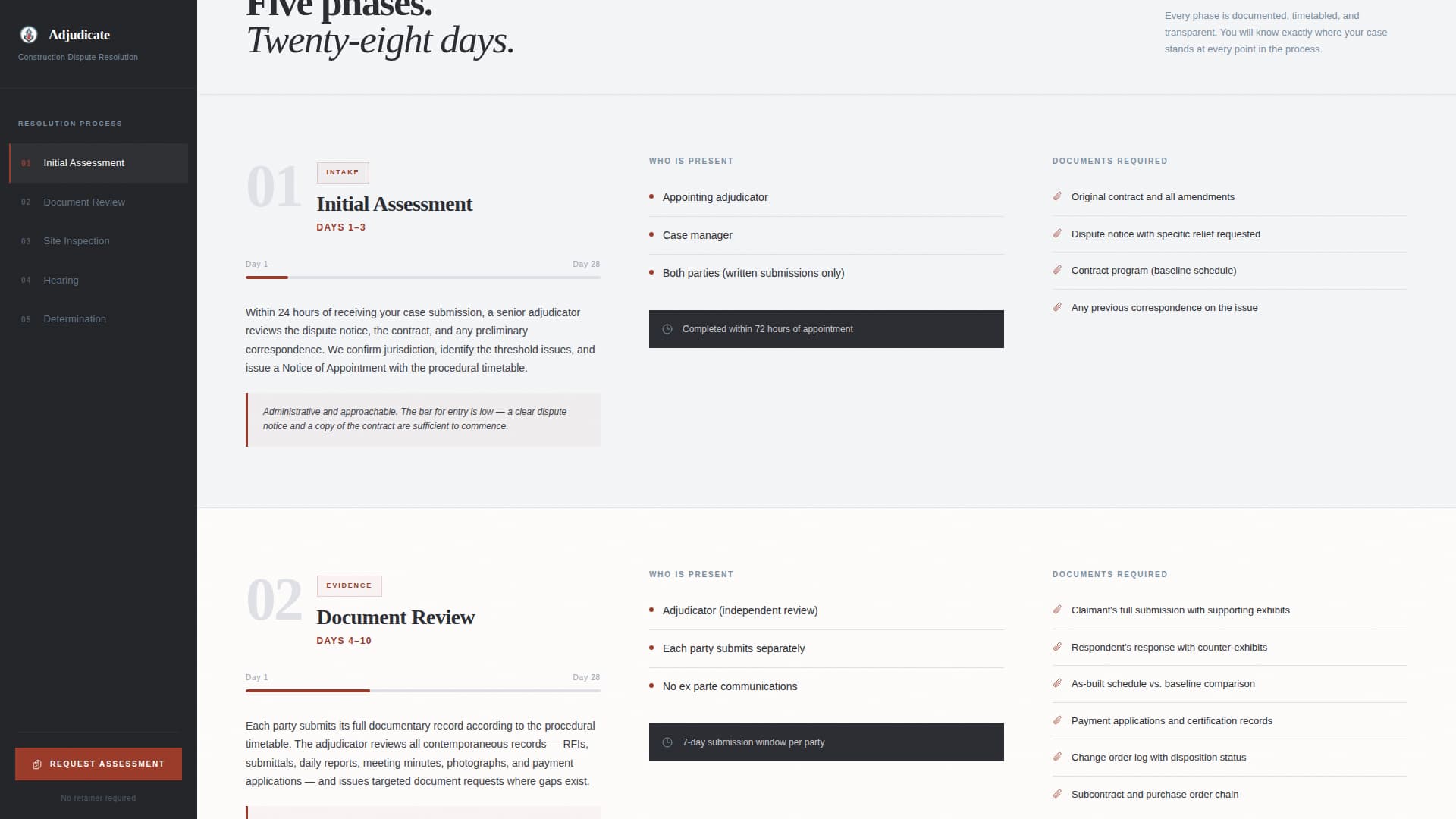 Mediation & Alternative Dispute Specialist Professional Website Template