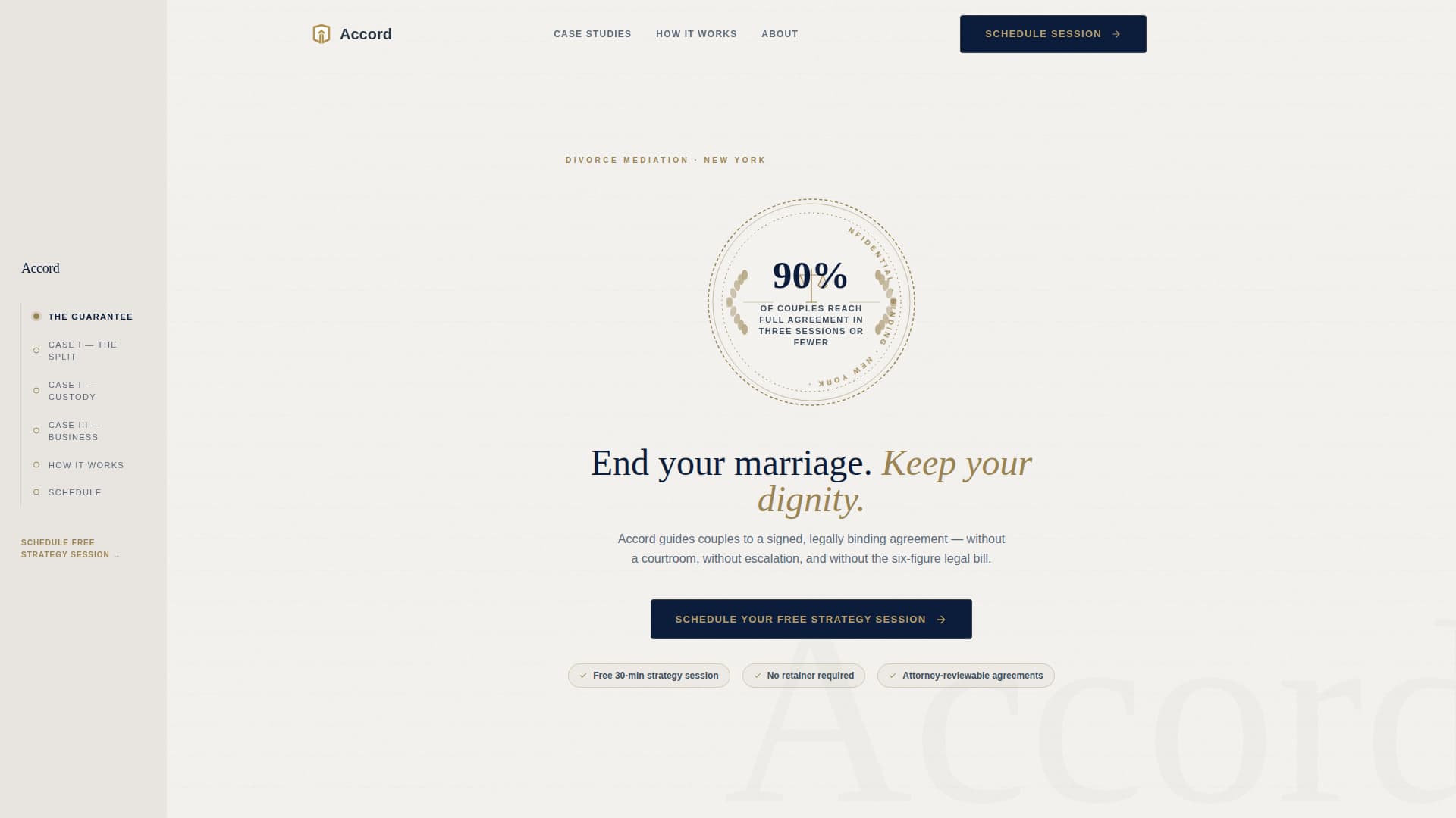 Specialist Mediation & Alternative Dispute Appointment Booking Website Template