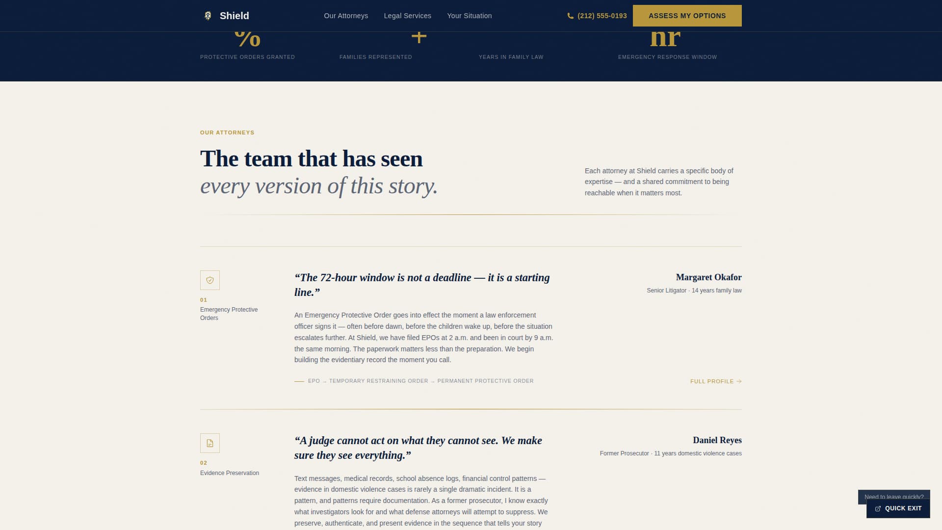 Family & Domestic Law Blog Website Template