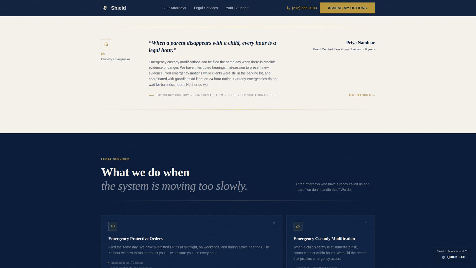 Family & Domestic Law Blog Website Template