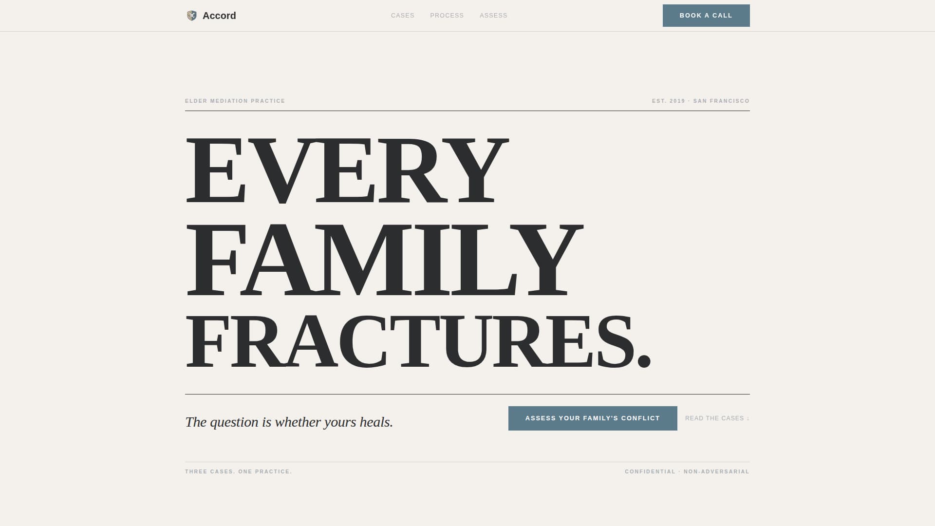 Mediation & Alternative Dispute Portfolio Website Template