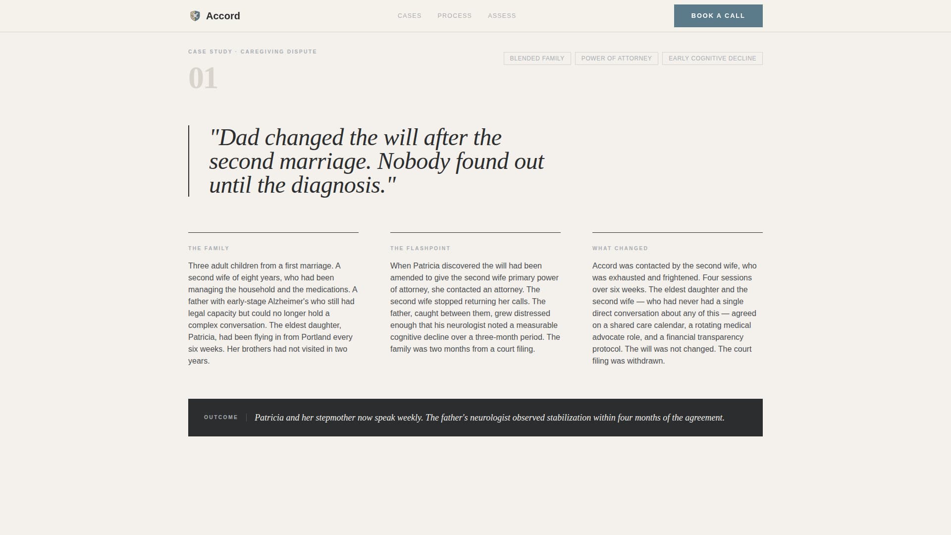 Mediation & Alternative Dispute Portfolio Website Template