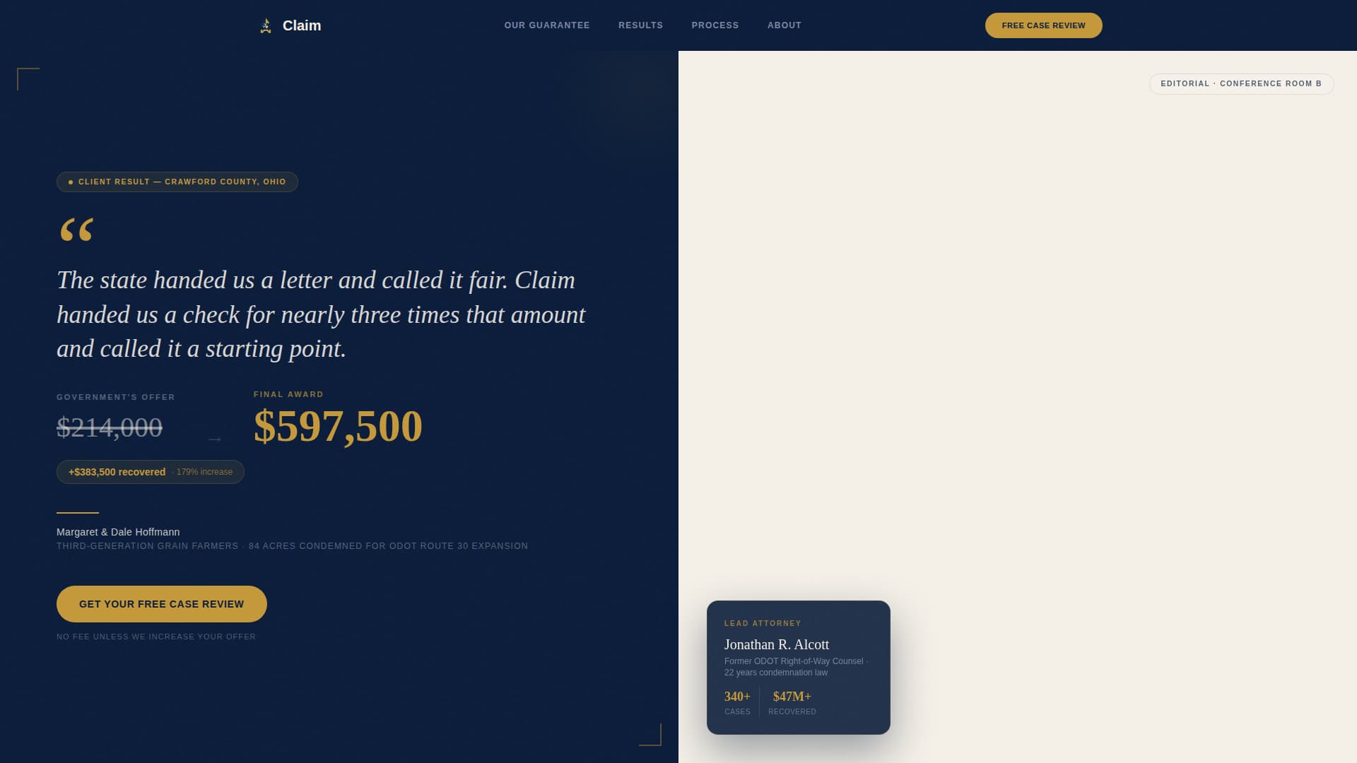 Real Estate & Property Law Professional Website Template