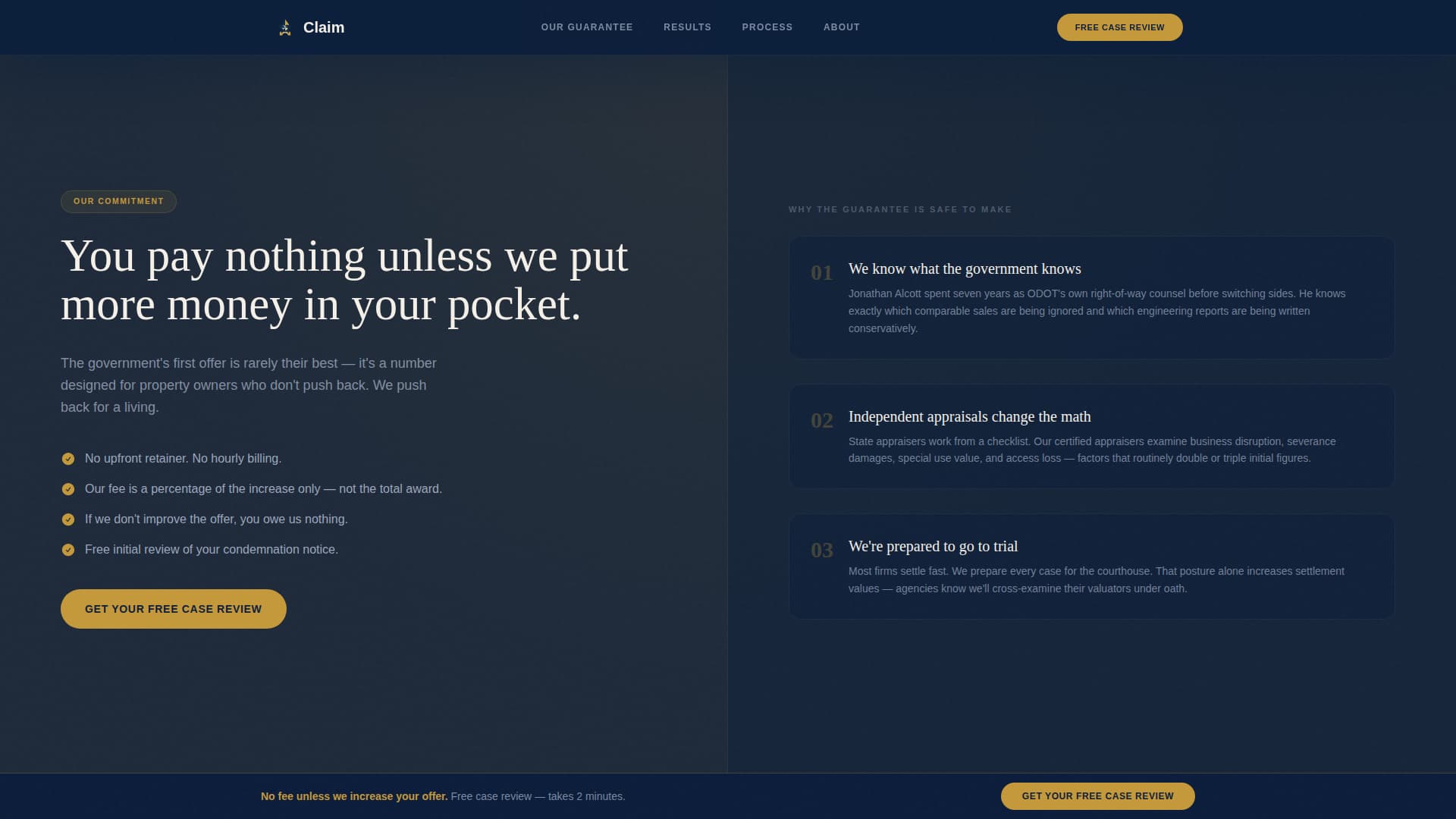 Real Estate & Property Law Professional Website Template