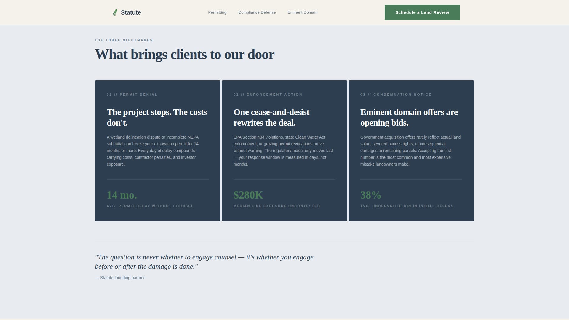 Real Estate & Property Law Specialist Booking Website Template