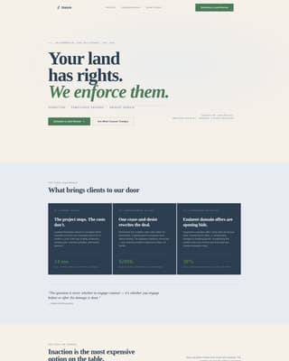 Real Estate & Property Law Specialist Booking Website Template
