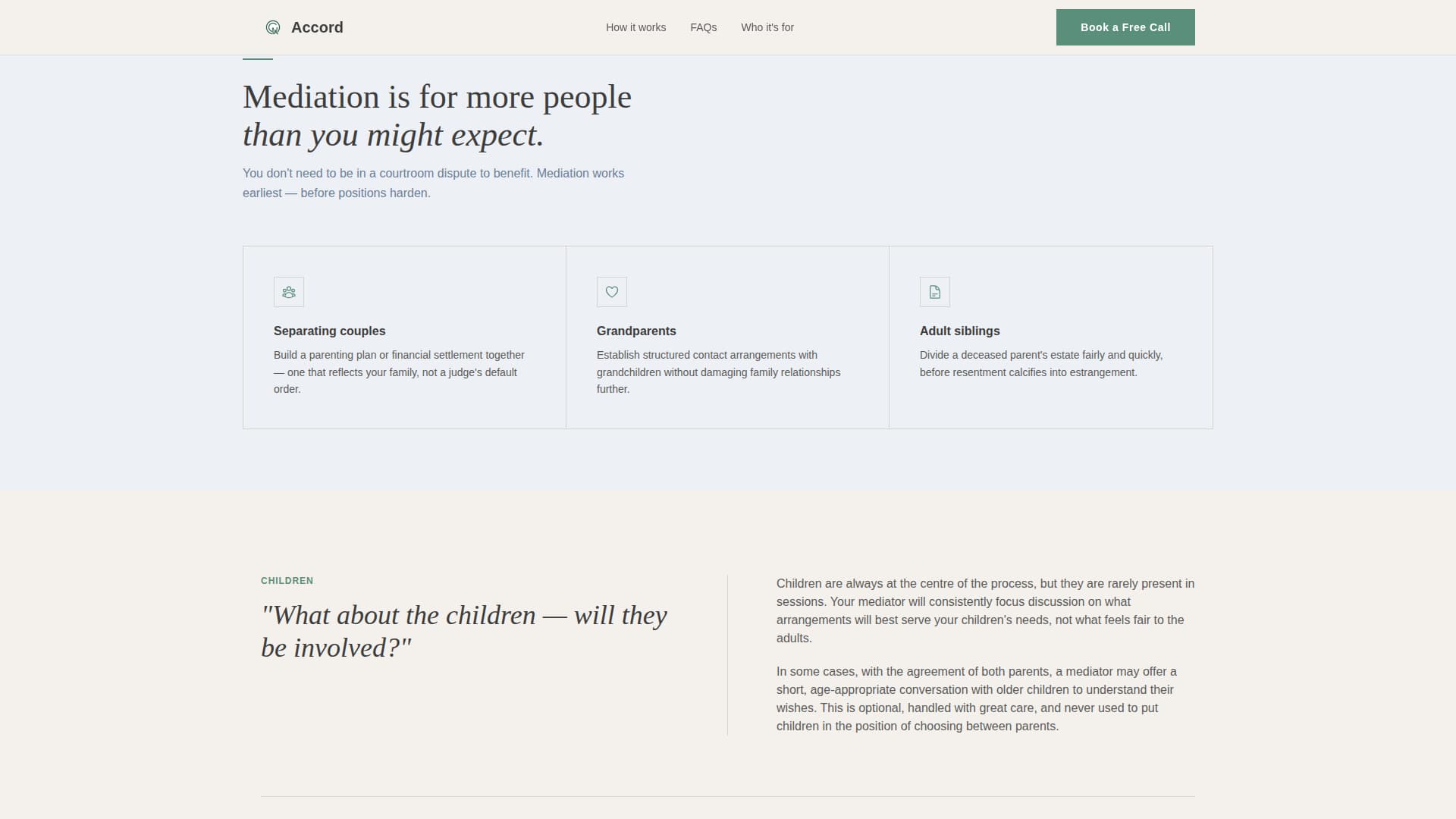 Family & Domestic Law Booking Website Template