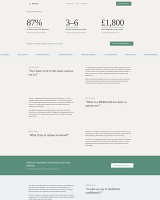 Family & Domestic Law Booking Website Template