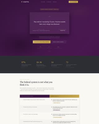 Criminal Defense Reviews Website Template