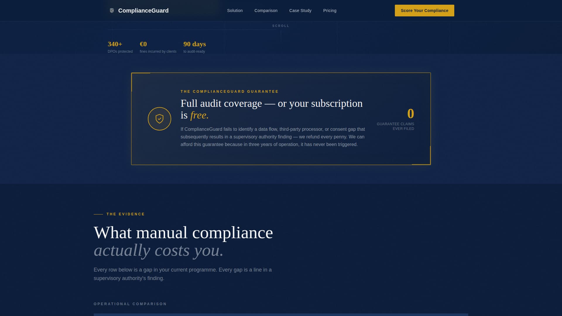 LegalTech & Compliance Software Privacy Policy Website Template