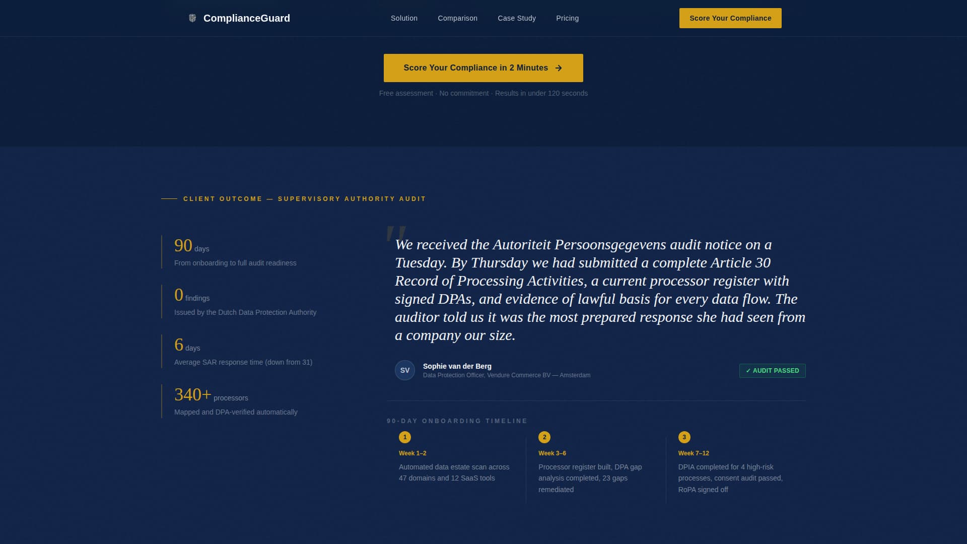 LegalTech & Compliance Software Privacy Policy Website Template