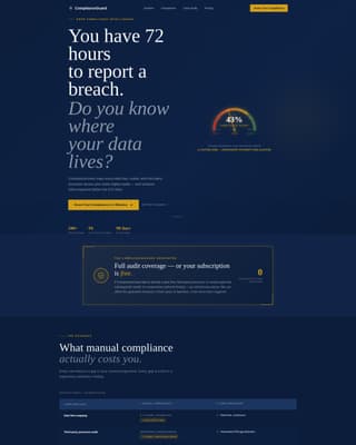 LegalTech & Compliance Software Privacy Policy Website Template